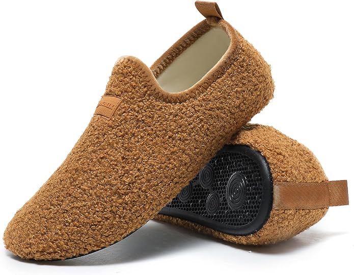 Adult Indoor House Slippers Socks Lightweight Non Slip Grip House Home Shoes - Image 2