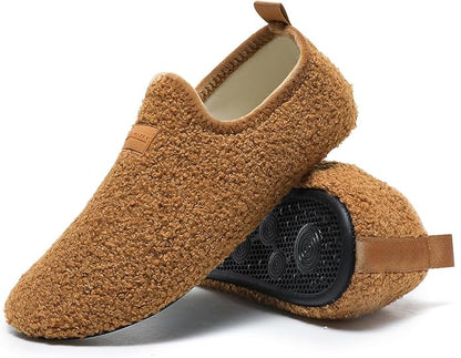 QZKDM Lightweight Slip on Grip Indoor House Slippers Barefoot Non Slip Home - Image 6