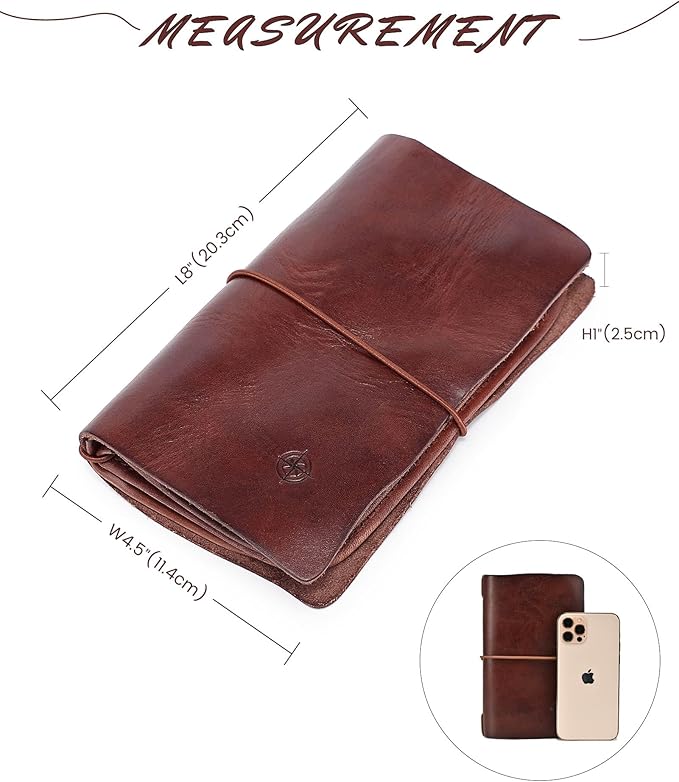 Genuine Leather Nomad Organizer Travel Wallet | Women's Wallet Clutch Passport Holder