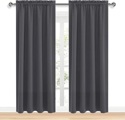DWCN Blackout Curtains for Bedroom 84 Inch Length 2 Panels Set, Solid Thermal - Image 9