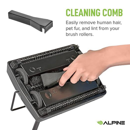 Alpine Manual Carpet Sweeper Triple Brush – Cordless Non Electric Multi-Surface - Image 5