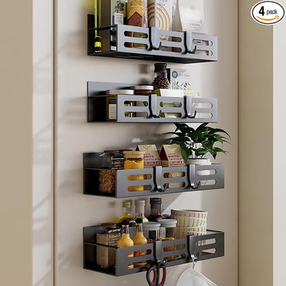 SETBAOO 4 Pack Magnetic Spice Rack by Unknown