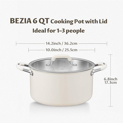 6 Quart Nonstick Stock Pot - Image 6