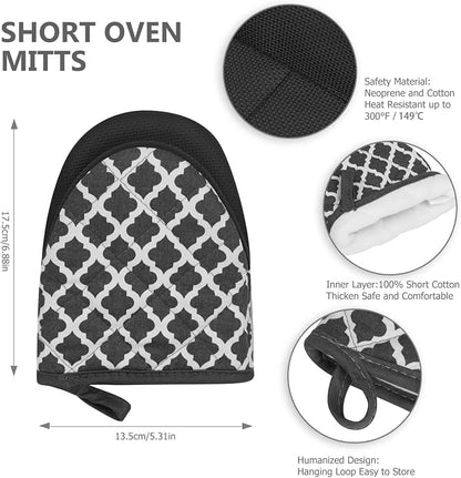 1 Pair Short Oven Mitts - Image 3
