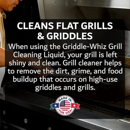 Griddle-Whiz Grill & Griddle Cleaner | Removes Grease, Food Residue, Burnt On - Image 4
