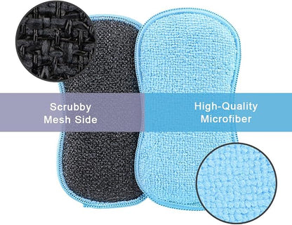 HOMEXCEL 12 Pack Multi-Purpose Scrub Sponges Kitchen, Dish Sponge, Non-Scratch - Image 2