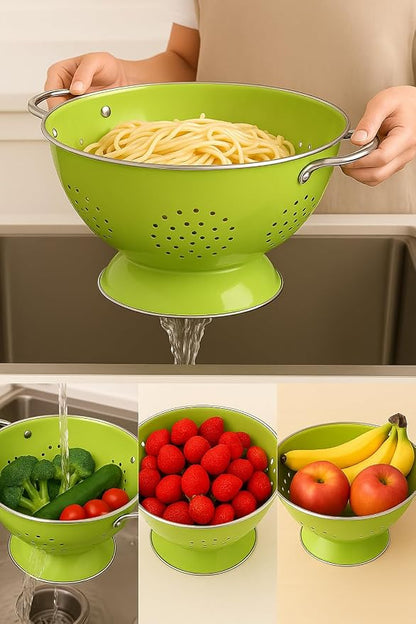 Calypso Basics by Reston Lloyd Powder Coated Enameled Colander, 5 Quart - Image 6