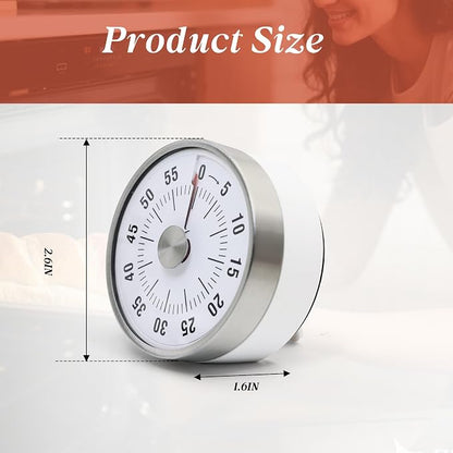 Kitchen Timer for Cooking, Chef Cooking Timer Clock, Visual Timers, 60-Minute - Image 9