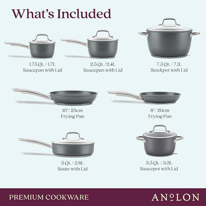 Anolon Accolade Forged Hard Anodized Nonstick Pots & Pans - Image 3