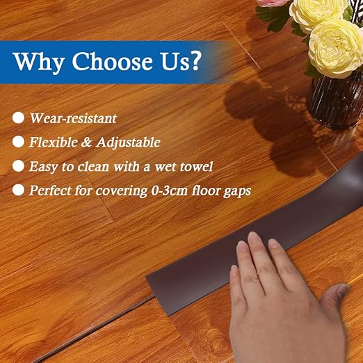 Floor Transition Strip Self Adhesive Floor Cover Strips Laminate 3" Wide Vinyl - Image 5