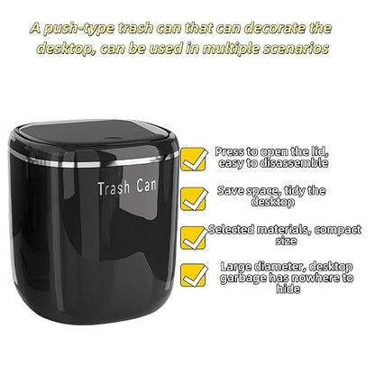 0.8 Gallon Desktop Mini Trash Can - Image 3