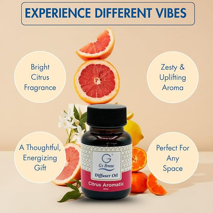 G's Breeze Citrus Aromatic Diffuser Oil Refill - Image 7