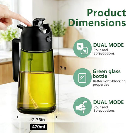 Olive Oil Sprayer & Dispenser Bottle - Image 5