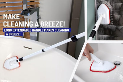 Replacement Scrubber Refill for Moku Home Extendable Tub Tile Shower Brush for - Image 7