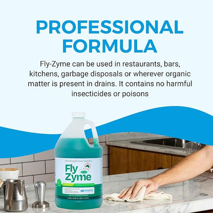 KINZUA ENVIRONMENTAL Fly-Zyme, Highly Concentrated Enzyme Drain Cleaner - Image 6