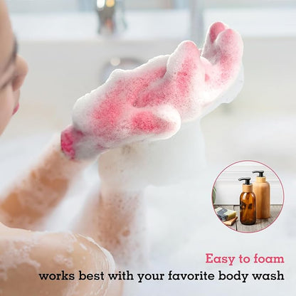 Evridwear Exfoliating Glove Shower Gloves Exfoliate Dead Skin - Image 5