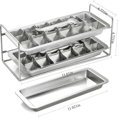 Stainless Steel Ice Cube Tray - Image 2