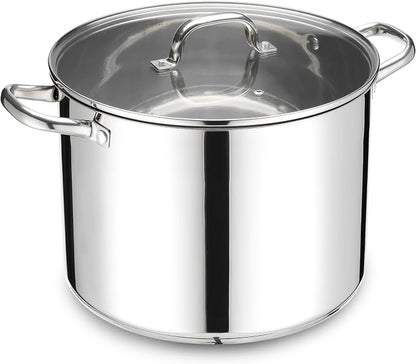Stainless Steel Large Stock Pot, LIANYU 16 QT Heavy Duty Stockpot by LIANYU