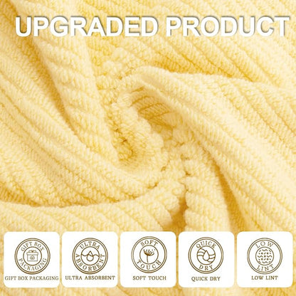 VOOVA & MOVAS Yellow Hand Towels - Image 2