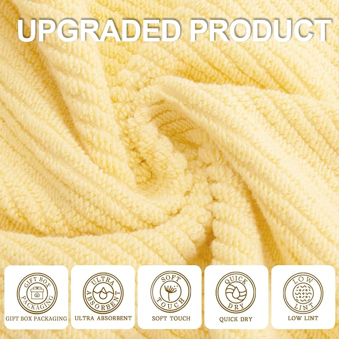 Yellow Towels for Bathroom - Image 2