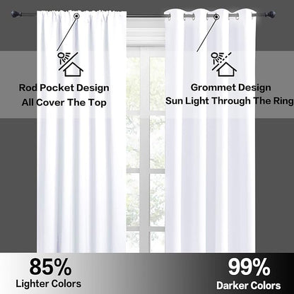 RYB HOME Room Darkening Curtains - Image 5