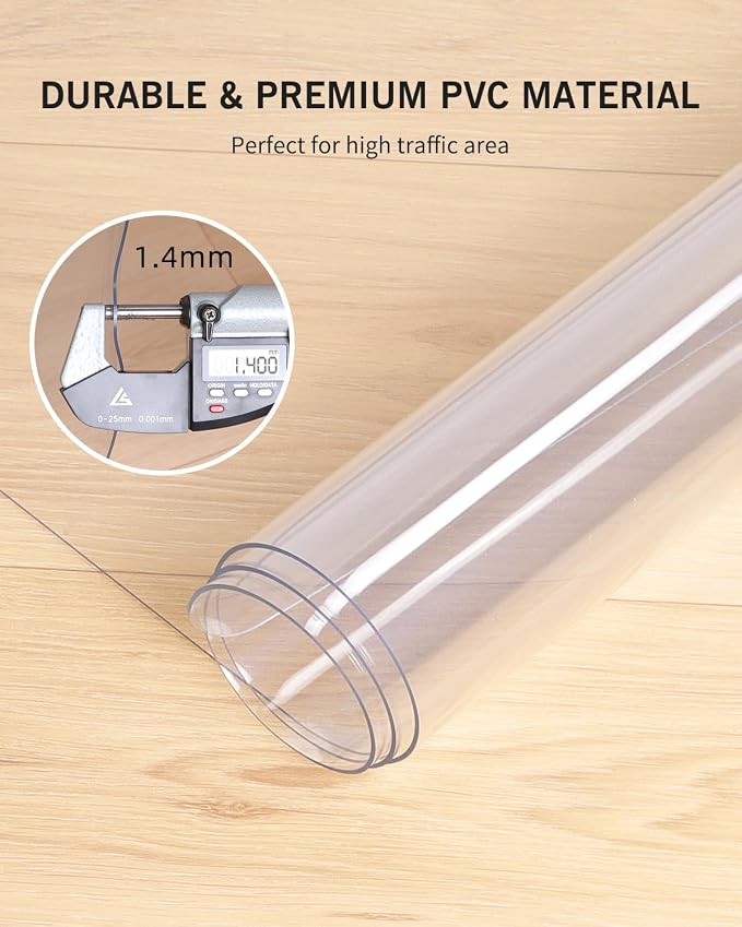 Area Mat for Floor, Waterproof Durable Hard Floor Protector for Dining Room - Image 6