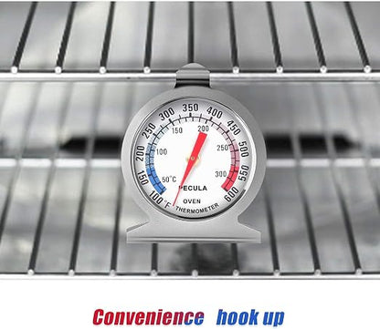 Oven Thermometer 2 Pack 50-300°C/100-600°F, Oven Grill Fry Chef Smoker - Image 4