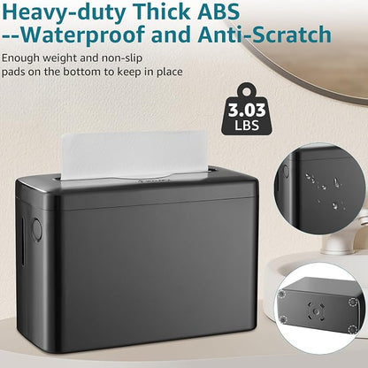 Multifold Paper Towel Dispenser Countertop, Heavy Duty Wide-Design, 300-Sheet - Image 5