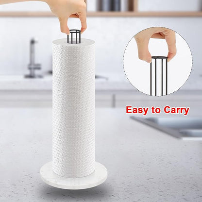 NearMoon Paper Towel Holder Countertop, Sturdy Metal Paper Towel Stand Dispenser - Image 5