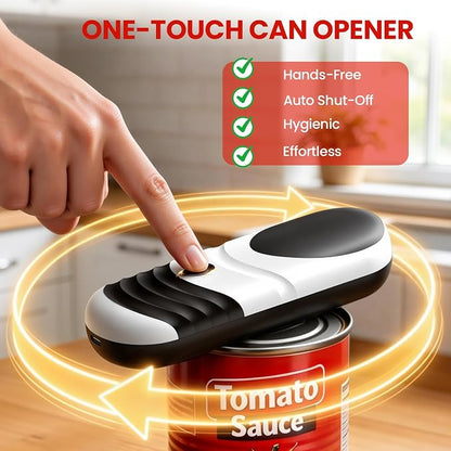 One Touch Electric Can Opener Fits Almost All Can Sizes - Image 3