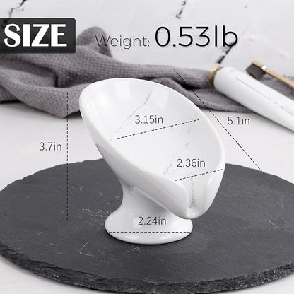 Soap Dish, Self Draining Bar Soap Holder - Image 5