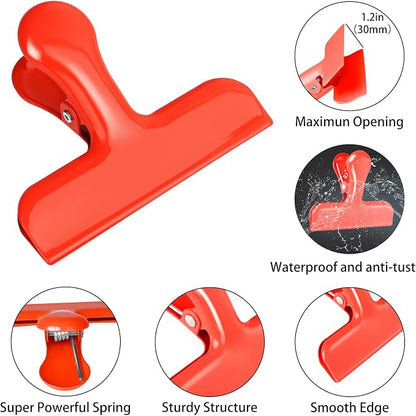Bag Clips Heavy Duty Stainless Steel Chip Clips, Food Bags Clamp Great - Image 3