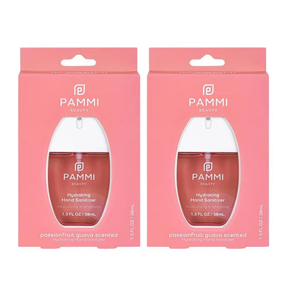 PAMMI Power Mist Hydrating Hand Sanitizer Spray, Portable Travel Size Pocket by PAMMI