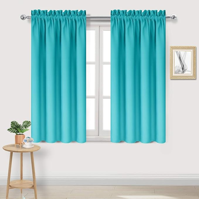 DWCN Blackout Curtains Room Darkening Thermal Insulated Bedroom Curtains Window by DWCN