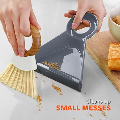 Full Circle Tiny Team Mini Compact Brush & Dustpan Set, Portable Handheld Broom - Image 6