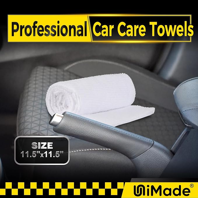 Shop Towels, 100 Pack Commercial Grade Work Rags Microfiber Towels - Image 4