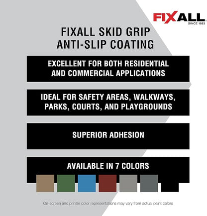 FIXALL Skid Grip Anti-Slip Coating, 5 Gallons, Exceeds ADA Standards, - Image 4