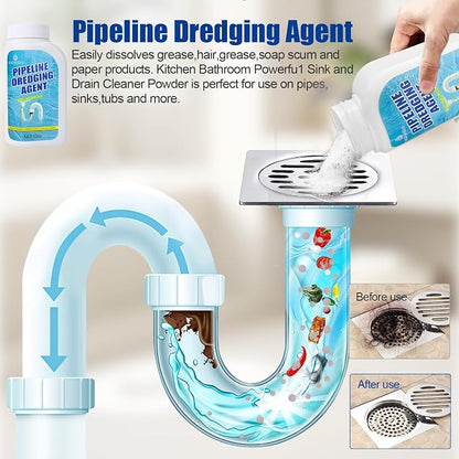 Pipeline Dredging Agent, Drain Clog Remover, Powerful Unclog Sink Drain Cleaner - Image 2