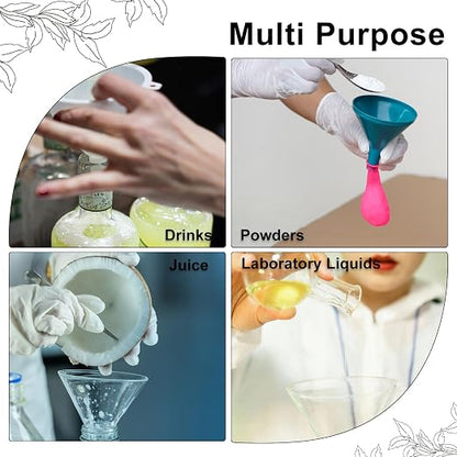 PATIKIL 3.5 Inch Clear Plastic Funnel - Image 5