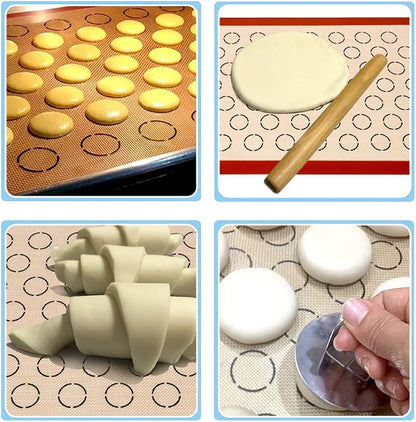 Baking Sheet with Cooling Rack and Silicone Baking Mat, 20 Inch Stainless Steel - Image 6
