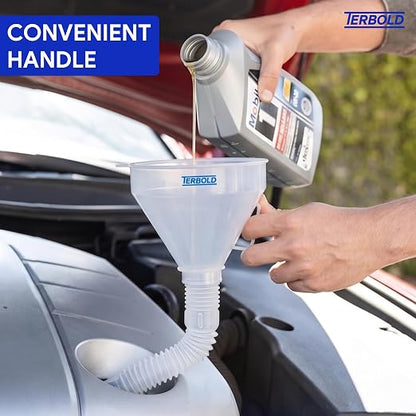 Automotive Flex Funnel with Hose | Wide Mouth Flexible Oil Funnel - Image 6