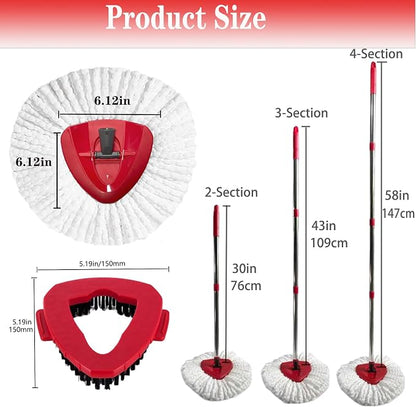 Spin Mop Replacement Head Mop Replace Head Compatible - Image 3