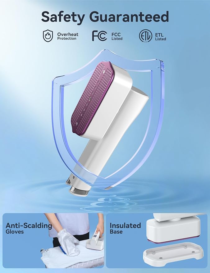 Steamer for Clothes, Sundu Portable Handheld Garment Steamer, 15s Fast Heat-up - Image 8