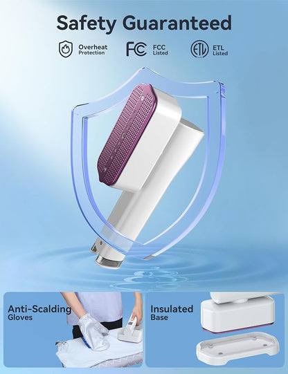 Steamer for Clothes, Sundu Portable Handheld Garment Steamer, 15s Fast Heat-up - Image 8
