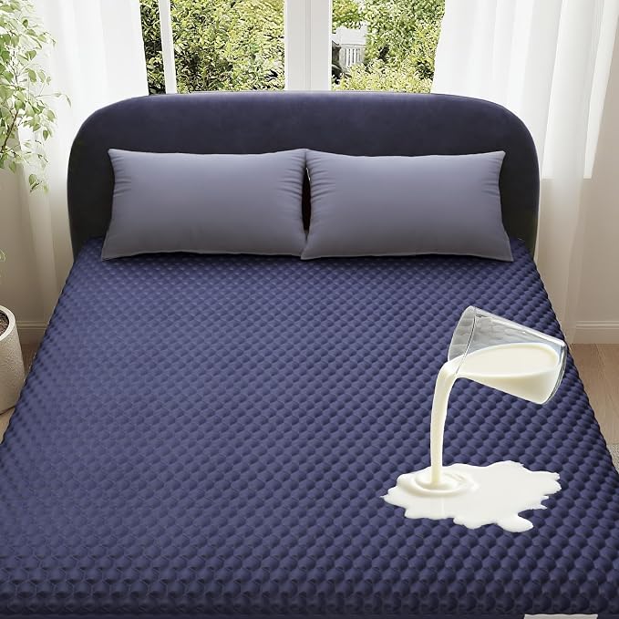 OhGeni 100% Waterproof Mattress Protector, Cal King Size Mattress Pad, Fits by OhGeni