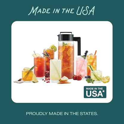 Takeya Patented and Airtight Pitcher Made in the USA, BPA Free, 2 qt - Image 7