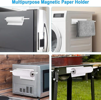 Magnetic Paper Towel Holder for Fridge, Toilet Paper Roll Holder Magnetic Paper - Image 3
