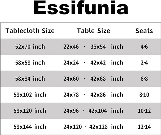 Waterproof Plaid Tablecloth Fabric - Oblong 52x70 Inch Classic Buffalo Tartan Table Cloth for Indoor/Outdoor Use - Washable Tabletop Cover for Dinner, BBQs, and Parties