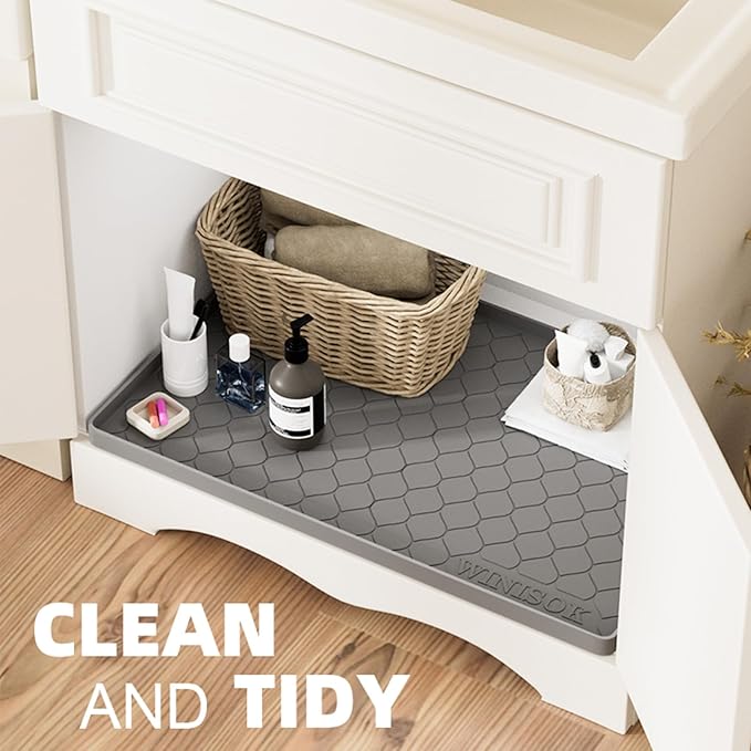 Winisok Silicone Under Sink Mat 40" x 19", kitchen Essentials and Gadgets - Image 5