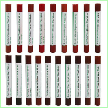 Furniture Markers Touch Up, 20 Colors Wood Filler Sticks, Wood Wax Crayons - Image 8